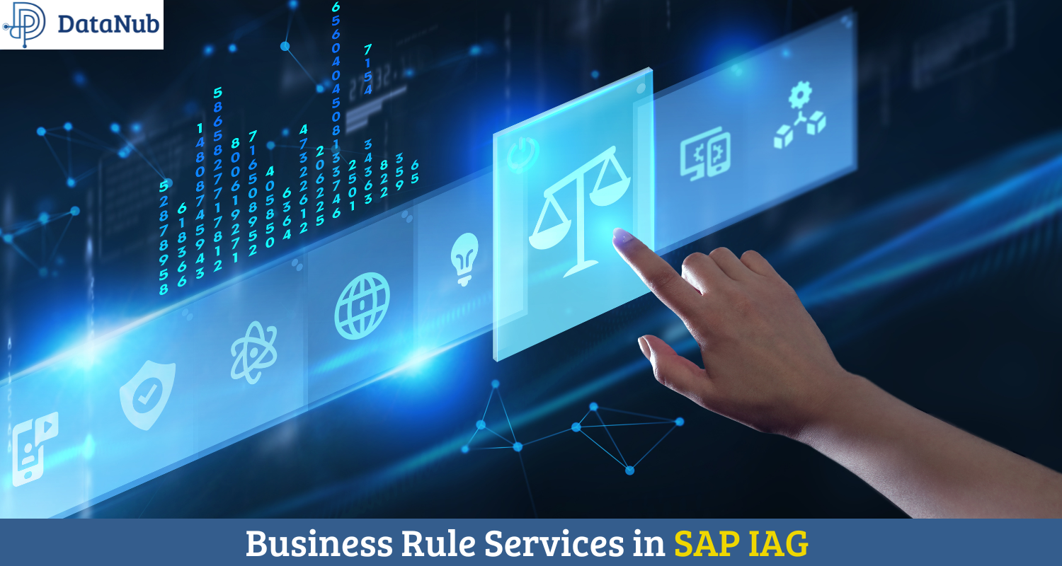 Business rule services in IAG, SAP IAG, Overview of SAP IAG Business rule services